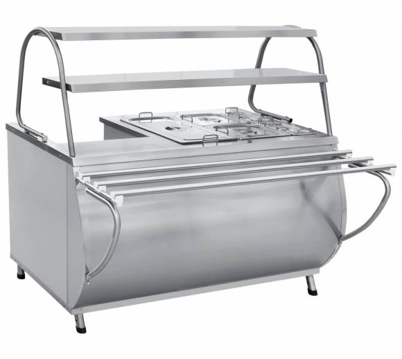 Мармит 1-х и 2-х блюд универс. паровой Абат ЭМК-70МУ Патша (1xGN1/1-150, 2xGN1/2-150, 2xGN1/4-150) Мармит 1-х и 2-х блюд универс. паровой Абат ЭМК-70МУ Патша (1xGN1/1-150, 2xGN1/2-150, 2xGN1/4-150)