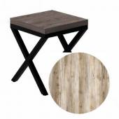 Табурет 380х380х450 Х-образный Клен Каньон Табурет 380х380х450 Х-образный Клен Каньон