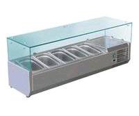 Витрина холодильная для ингредиентов пиццы настольная COOLEQ VRX 1200/330