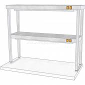 Полка настольная двухъярусная с подогревом ТТМ ПНПК2-120/4 97342