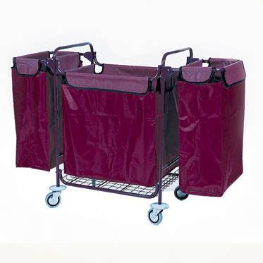 Тележка для белья ТР10 ОЛДАК разборная, 3 мешка 240л/2х120л