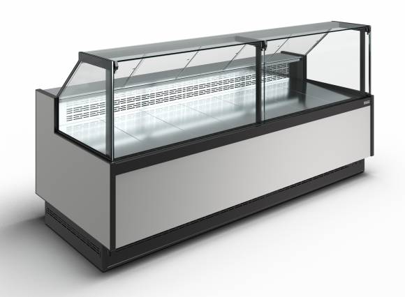 Витрина универсальная Полюс Bavaria 4 GC110 SV 2,0-1 (с боковинами) (версия 2.0) 9006-9005