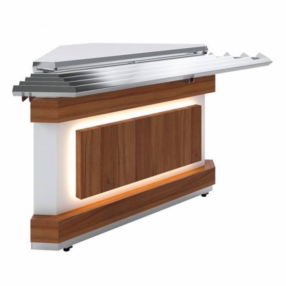 Модуль угловой наружный Eco Wood Luxstahl УН-90 Premium (без направляющих) Модуль угловой наружный Eco Wood Luxstahl УН-90 Premium (без направляющих)