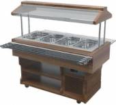 Салат-бар тепловой WoodLine под 4GN ТМ-157/4GN/W