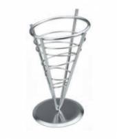 Корзинка конусная д/подачи на подставке метал 12,7*23 см P.L. (81200565)