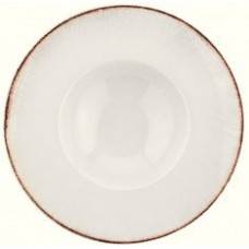 Тарелка для пасты 28см фарфор Banquet Retro Bonna E100BNC28CK коричневый край b Тарелка для пасты 28см фарфор Banquet Retro Bonna E100BNC28CK коричневый край b