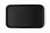 Поднос прямоугольный 52,5x32,5см черный АБС-пластик ОСОБО ПРОЧНЫЙ морозостойкий MGprof 1770