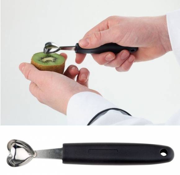 Нуазетка для вырезания сердечек из фруктов 50/160 мм. нерж. APS 88851 Нуазетка для вырезания сердечек из фруктов 50/160 мм. нерж. APS 88851