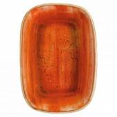 Блюдо прямоугольное 17х11,5см фарфор Gourmet Aura Terracota Bonna ATCGRM17DKY b