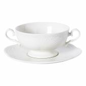 Бульонная пара 280мл фарфор NOBLE Aristocrat 313602/313010 /1/ Бульонная пара 280мл фарфор NOBLE Aristocrat 313602/313010 /1/