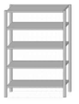 СТП5 стеллаж производственный 5 полок 1600*600*1800 СТП5 стеллаж производственный 5 полок 1600*600*1800