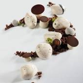 Форма силиконовая PAVOFLEX для пирож. 3D "Дзэн" d18мм h20мм, 18мл, 30 ячеек Pavoni PX4326S