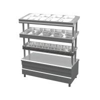 Диспенсер для столовых приборов, хлеба и подносов Gastrolux ДП-146/L Диспенсер для столовых приборов, хлеба и подносов Gastrolux ДП-146/L