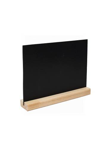 Табличка меловая горизонт. на дерев. подставке А6 150*105 мм. 