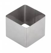 Форма кондитерская 90х90х70мм Квадрат Спика нерж. Форма кондитерская 90х90х70мм Квадрат Спика нерж.