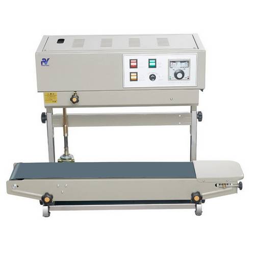 Запайщик пакетов PACKVAC DBF900 конвейерный вертикальный