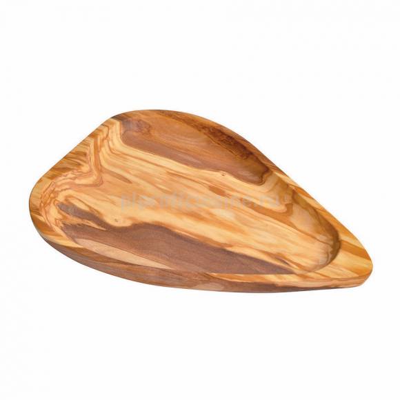 Доска для подачи 300х220х25мм фигурная (олива) PROFF CUISINE 81200545  PS16730L