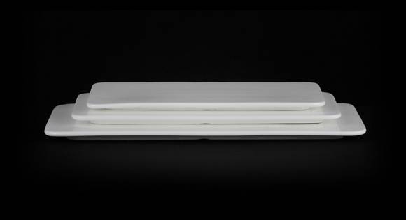 Блюдо прямоугольное 275х130мм Chan Wave (Quadro) ivory LQ-QD0341A фк0252