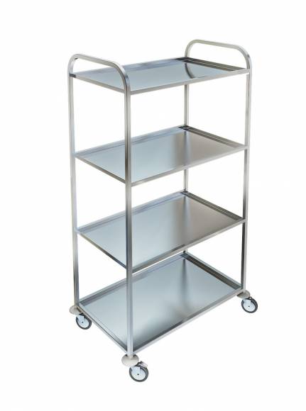 Тележка сервировочная ОЛДАК нерж. 4 полки 500х800х30мм ТО 29