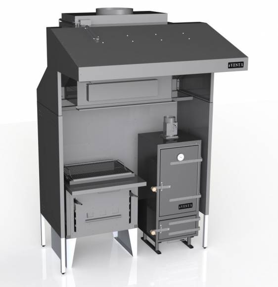 Комплекс Vesta 24. K2-V1-Vk (K2, мангал Vega 1, коптильня Vesta k) Комплекс Vesta 24. K2-V1-Vk (K2, мангал Vega 1, коптильня Vesta k)