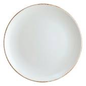 Тарелка плоская 230 мм фарфор Gourmet Retro Bonna E100GRM23DZ коричневый край b