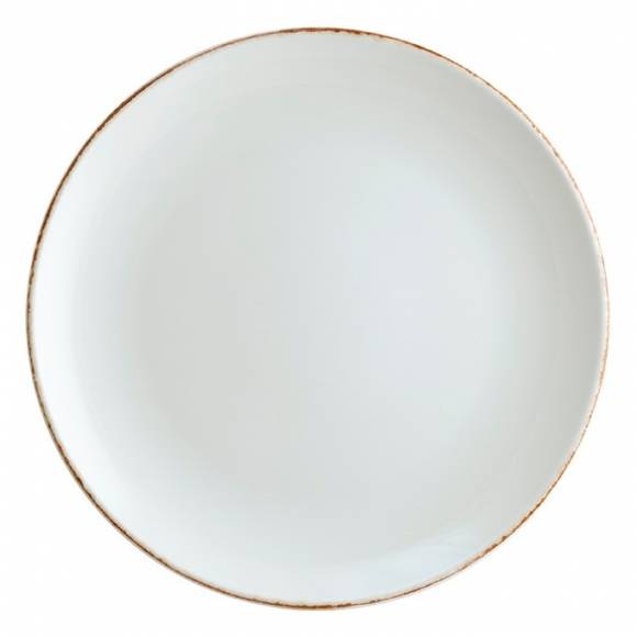 Тарелка плоская 230 мм фарфор Gourmet Retro Bonna E100GRM23DZ коричневый край b Тарелка плоская 230 мм фарфор Gourmet Retro Bonna E100GRM23DZ коричневый край b