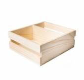 Подставка сервировочная для салфеток, специй и украшений 185х185х55мм сосна 01KD0201 58116