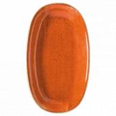 Блюдо овальное 19х11см фарфор Gourmet Aura Terracota Bonna ATCGRM19OKY b