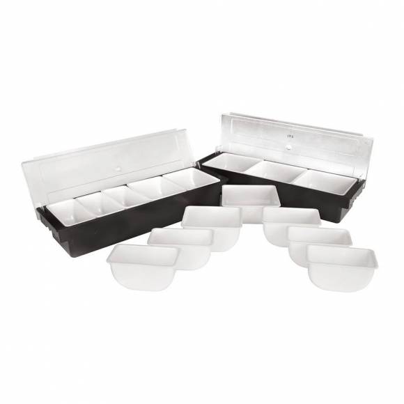 Контейнер для фруктов, специй пластик 4 ячейки P.L. - BarWare JD-B4B