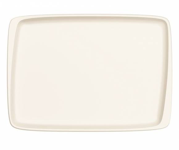 Блюдо прямоуг. 360*250 мм. Белый, форма Мув 2 Чойс Bonna MOV41DT-2