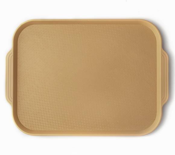 Поднос прямоугольный 45x34,5см бежевый поверхность классик (106) MGprof 1730