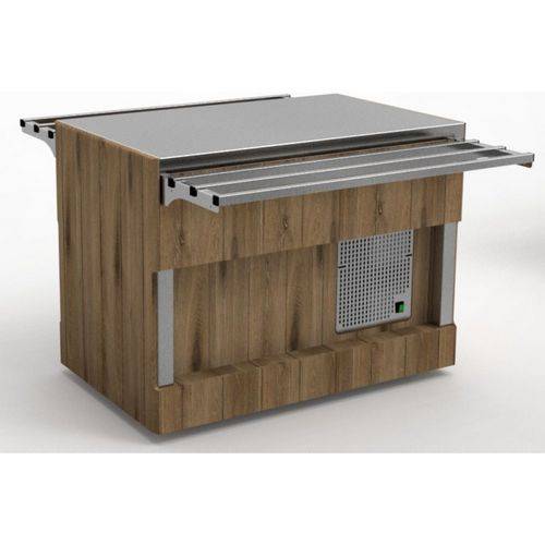 Прилавок нейтральный Refettorio (шведский стол островной) RN41АВ без полки (столешница нерж.) Прилавок нейтральный Refettorio (шведский стол островной) RN41АВ без полки (столешница нерж.)