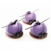 Форма силиконовая PAVOFLEX для пирож. 3D "Луна" d61мм h50мм, 100мл, 12 ячеек Pavoni PX4307S