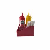 Барный организатор 4 ячейки красный MGprof 1749  /1/