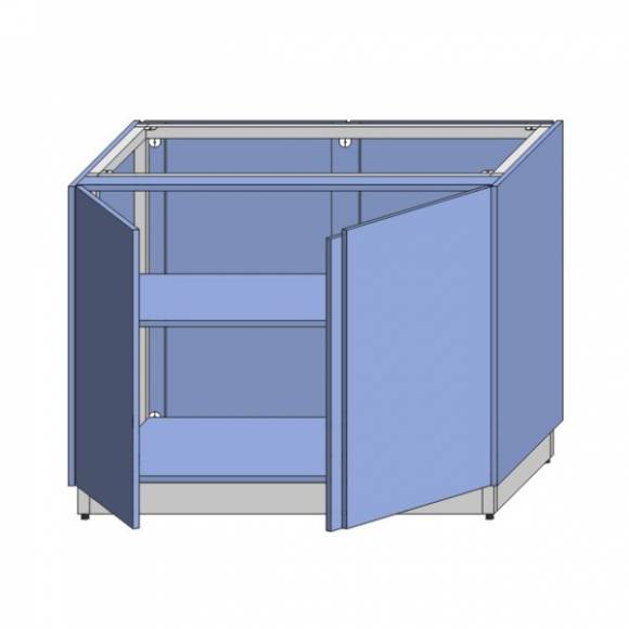 МОБ-Д 1100х600х860 серия RD1 Каркас с обшивкой ЛДСП, двери, 2-е внутр.полки МОБ-Д 1100х600х860 серия RD1 Каркас с обшивкой ЛДСП, двери, 2-е внутр.полки