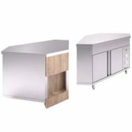 Прилавок нейтральный угловой внутренний 90 градусов RU20A90 Refettorio Case ЧТТ Прилавок нейтральный угловой внутренний 90 градусов RU20A90 Refettorio Case ЧТТ