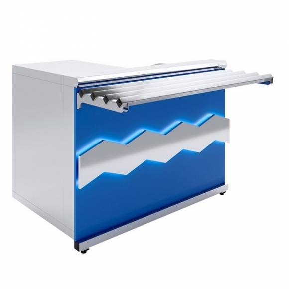 Прилавок кассовый универсальный Elektra Luxstahl КК-1200 Premium Прилавок кассовый универсальный Elektra Luxstahl КК-1200 Premium