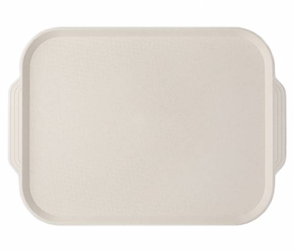 Поднос прямоугольный 45x34,5см белый мрамор поверхность классик MGprof 1730