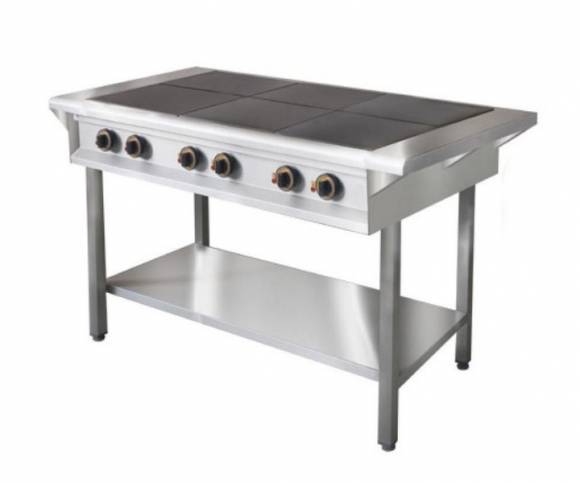Плита электрическая 6 конфорок (на открытой базе) ITERMA ПКЭ-6ПР-1475/850/860-24 Плита электрическая 6 конфорок (на открытой базе) ITERMA ПКЭ-6ПР-1475/850/860-24