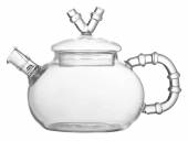 Чайник стеклянный Bamboo с металлич. ситом-пружинкой 600мл кт1985