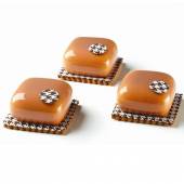 Форма силиконовая PAVOFLEX для пирож. 3D "Мистер" 58х58мм h33мм, 90мл, 12 ячеек Pavoni PX4343S