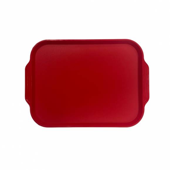 Поднос прямоугольный 45x34,5см красный (163) поверхность шагрень MGprof 1736 Поднос прямоугольный 45x34,5см красный (163) поверхность шагрень MGprof 1736