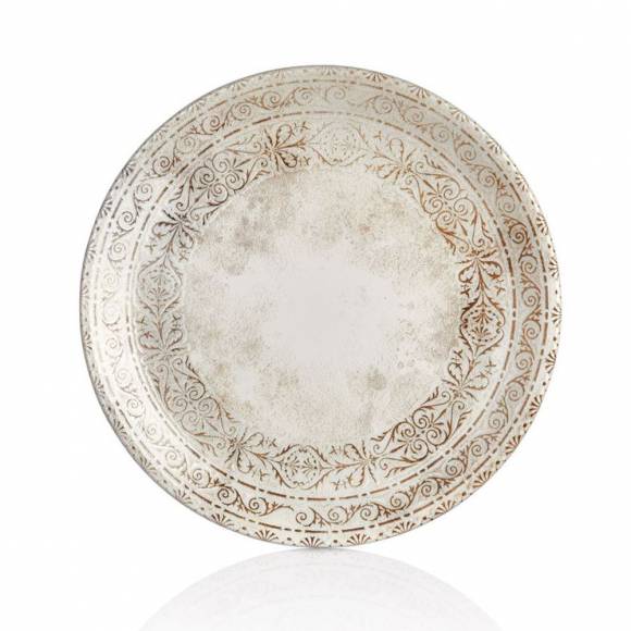 Тарелка 27 см,фарфор Antico By Bone AN-ZT-27-DZ /6/ Тарелка 27 см,фарфор Antico By Bone AN-ZT-27-DZ /6/