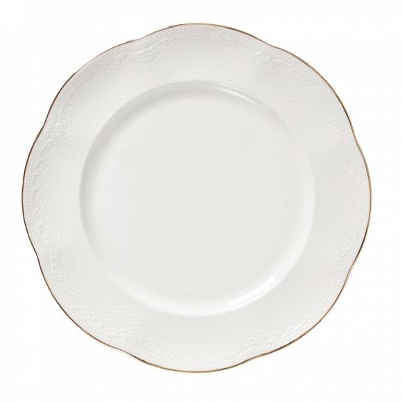 Тарелка 21 см, фарфор, Aristocrat Gold Noble 313002-Gold /6/