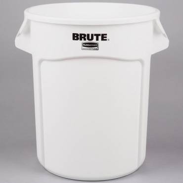 Контейнер 75.7л Rubbermaid BRUTE® белый FG262000WHT с вент. системой, без крышки Контейнер 75.7л Rubbermaid BRUTE® белый FG262000WHT с вент. системой, без крышки