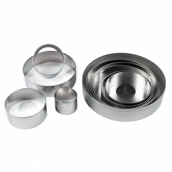 Набор кондитерских форм "Кольцо", h 3 см, d 4/ 6/ 7/ 8/ 9/ 10/ 11/ 12/ 12,5 см, P.L. Proff Cuisine Набор кондитерских форм "Кольцо", h 3 см, d 4/ 6/ 7/ 8/ 9/ 10/ 11/ 12/ 12,5 см, P.L. Proff Cuisine