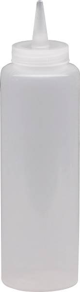 Бутылка для соуса пластиковая белая 700мл 1741, 32100 к1369 Бутылка для соуса пластиковая белая 700мл 1741, 32100 к1369