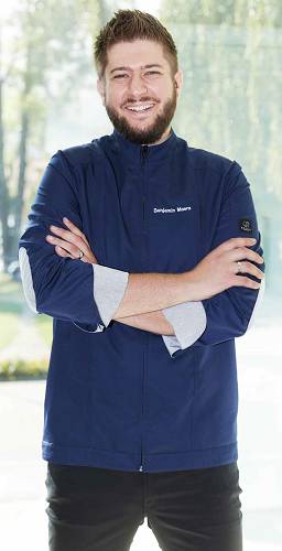 Куртка шеф-повара р-р S Greiff синяя джинсовая на молнии, рукав длинный 5575.6220.021