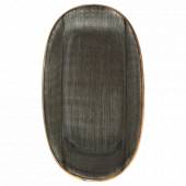 Блюдо овальное 24х14см фарфор Gourmet Aura Space Bonna ASCGRM24OKY b