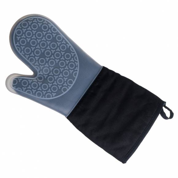 Рукавица термостойкая силикон и хлопок 380х150мм с 1-м выделенн. пальцем (до +230 °С) (1шт) MGprof Рукавица термостойкая силикон и хлопок 380х150мм с 1-м выделенн. пальцем (до +230 °С) (1шт) MGprof